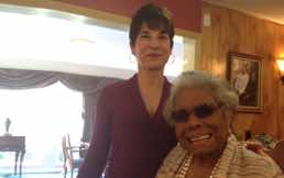 Dr. Maya Angelou at her home in Winston-Salem after recording narration for Copland “Lincoln Portrait” 2014