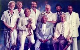 Recording Big Band Hit Parade with Gerry Mulligan, Ed Shaughnessy, Doc Severinsen, Erich Kunzel, Cab Calloway, Buddy Morrow, Eddie Daniels, Dave Brubeck and Ray Brown,  and the Cincinnati Pops 1988
