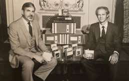 Telarc founders Jack Renner and Robert Woods circa 1983